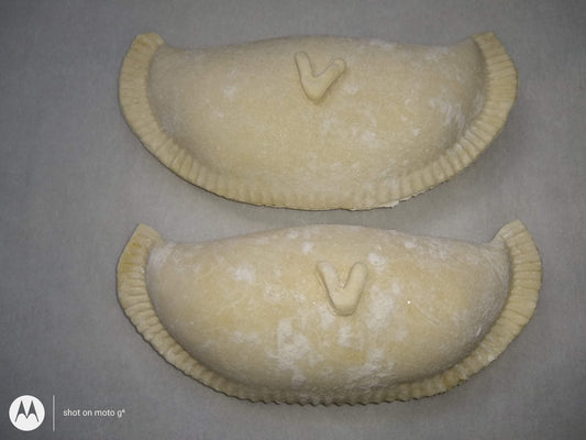 Vegetarian Curry Pasty -8 oz - Frozen & Unbaked
